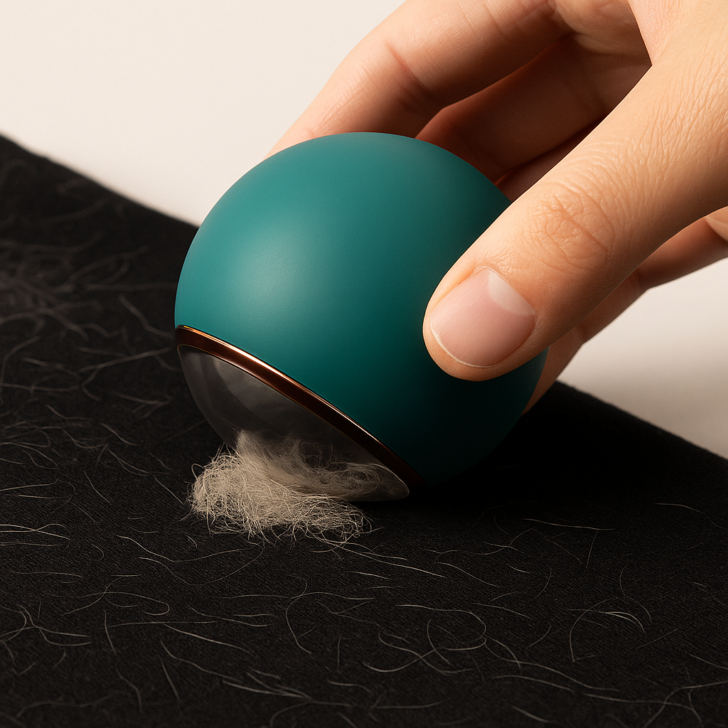 Pelota Pegajosa Quitapelos y Pelusas