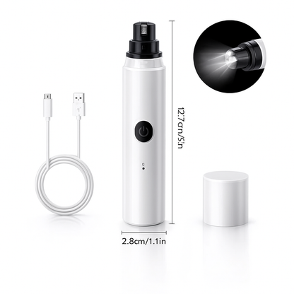 Lima Eléctrica para Uñas de Mascotas