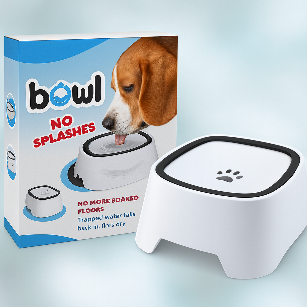 Bebedero Antisplash para Mascotas