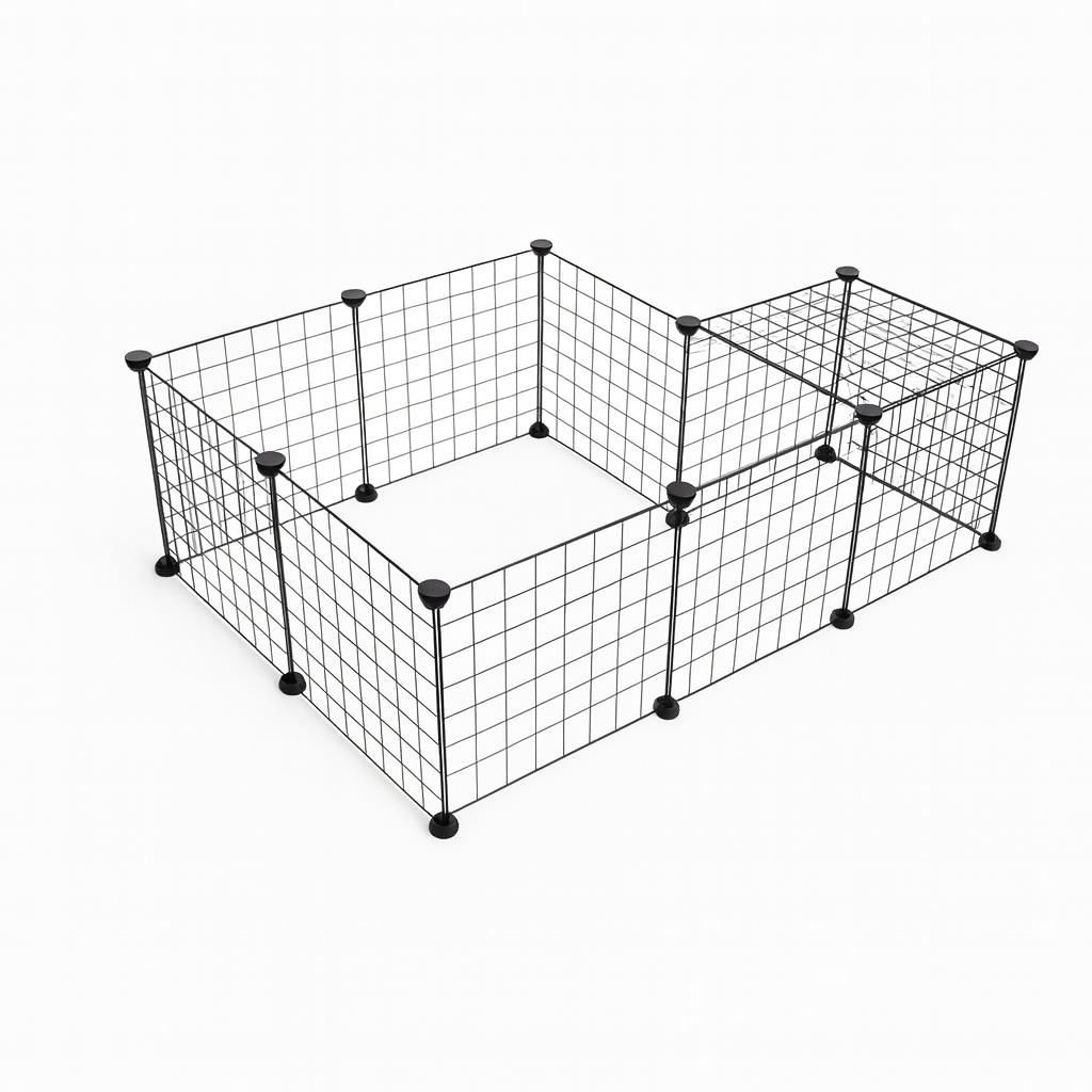 Jaula Armable para Mascotas Pequeñas