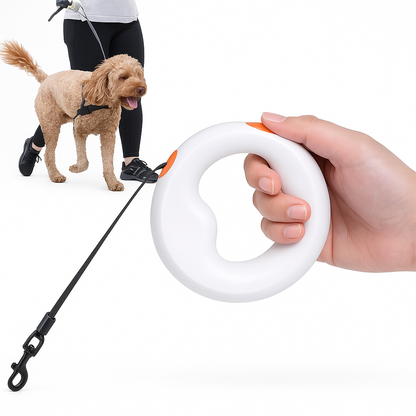Correa Retráctil Mascotas Con Freno