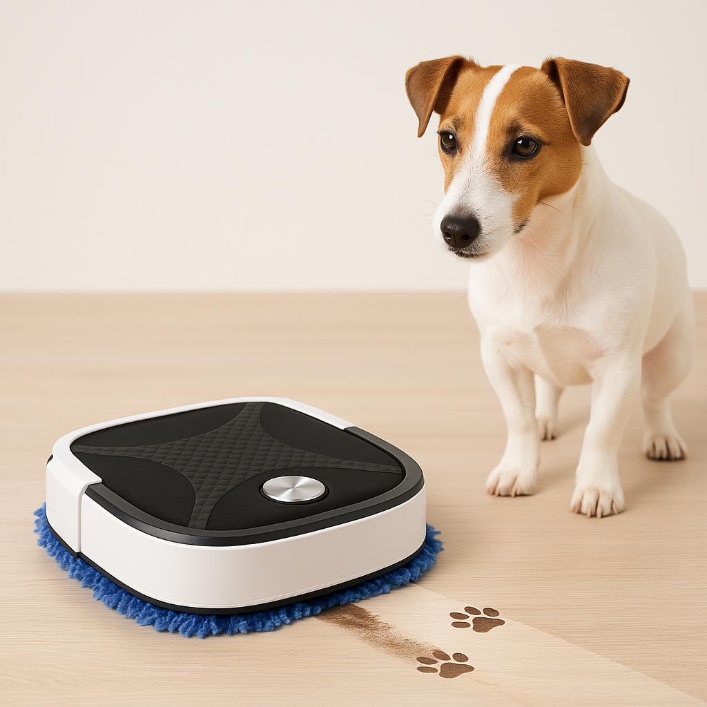 Robot Trapeador Automático – Limpia tus pisos sin esfuerzo