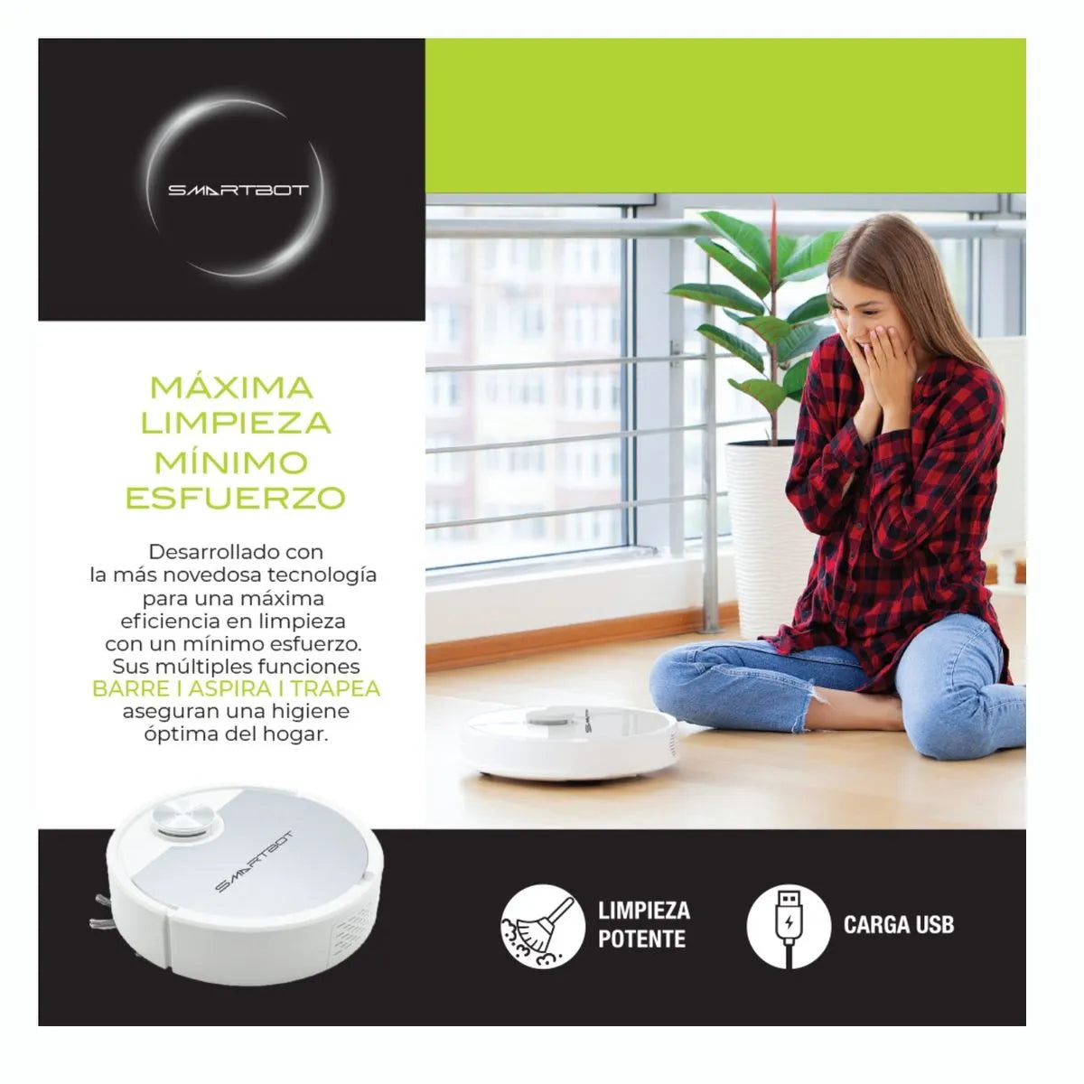 Smartbot Robot de Limpieza Inteligente